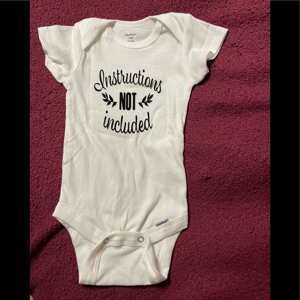 🥳🥳HOST PICK🥳🥳 ‘Instructions not included’ onesie